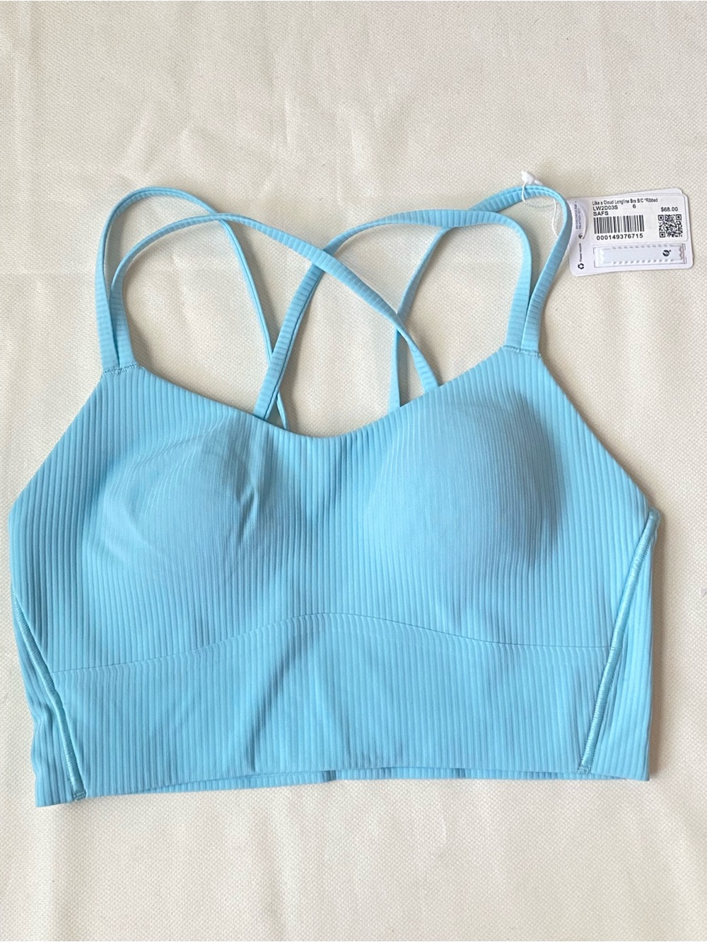 Lululemon Like a Cloud Ribbed Longline Bra
